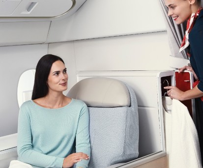 Passagierin in der erstn Klasse: La Premier soll nochmals besser werden.