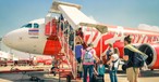 Flieger von Thai Air Asia in Bangkok Don Mueang: Größere Flugzeuge sind erwünscht.