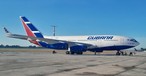 Die llyushin Il 96-300 nach der Rückkehr in Havanna: In Russland gewartet.