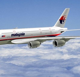A380 von Malaysia Airlines: Kinder müssen unten bleiben.