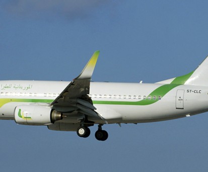 Boeing B737 von Mauritania Airlines: Ziel Las Palmas.