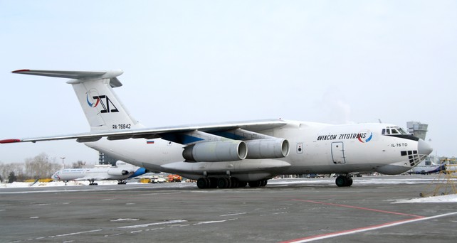 Il-76 von Aviacon Ziatrans: In den Iran geflogen.