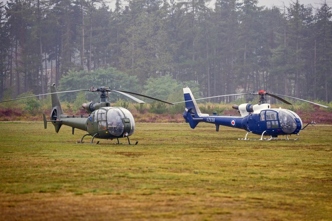 Weitere Sud-Aviation SA 341 Gazelle.