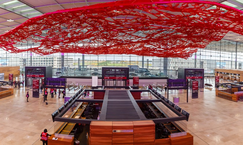 Terminal 1 des BER: Der neue Flughafen ist in Betrieb.