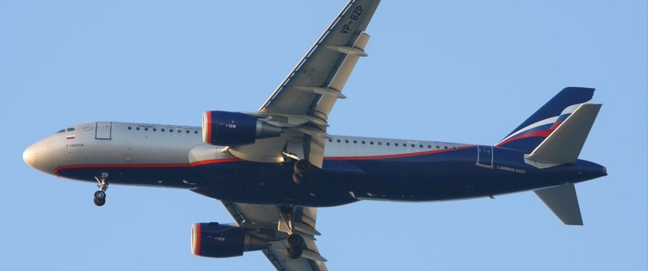 Airbus A320 von Aeroflot: Die meisten Flieger Russlands waren früher im Ausland registriert.