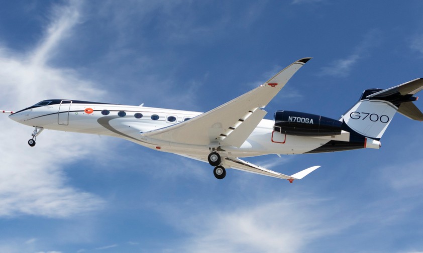 Gulfstream G700 beim Erstflug: Rund zweieinhalb Stunden in der Luft.