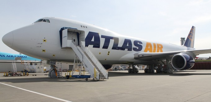 Atlas Air erhielt zwischen 2011 und 2015 zehn Boeing der 747-8-Frachter. 