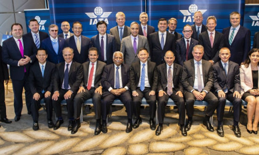 Vorstand der Iata: Eine Art Wimmelbild - wo sind die Frauen?