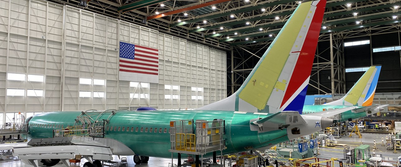 Boeing-Produktion (Archivbild): Der Hersteller sammelte 2025 viele neue Aufträge ein.