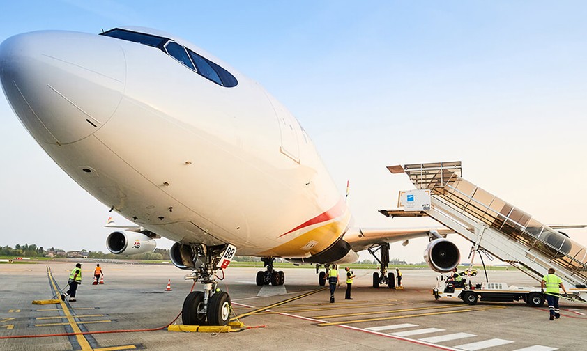 Flugzeug von Air Belgium: Die Flotte ist nicht ausgelastet.