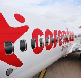 Flugzeug von Corendon: Eines erhält bald ein neues Design.