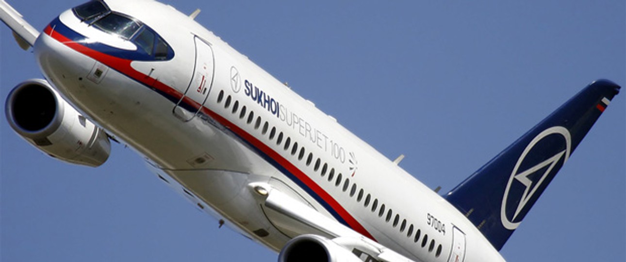 Sukhoi Superjet 100: Ein anderer Flieger war im Einsatz.