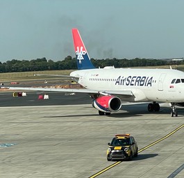Airbus A319 von Air Serbia: Es bleibt bei der Codeshare-Partnerschaft mit Air Serbia.