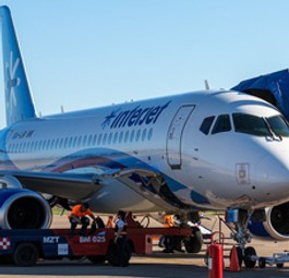 Sukhoi Superjet von Interjet: Derzeit alle am Boden.