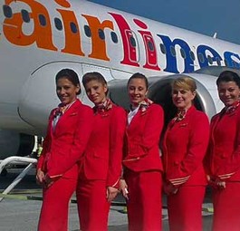 Crew von BH Airlines: Die Fluglinie baut ihr Geschäft aus.