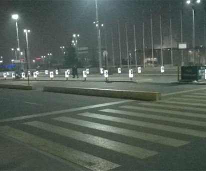 Zufahrt zum Atatürk Airport: Am Samstagabend war alles gesperrt.