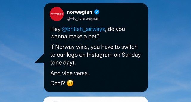 Die Wette von Norwegian und British Airways: Top, die Wette gilt.