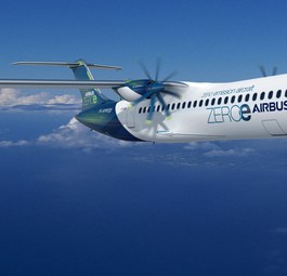 Das Turboprop-Konzept: Nimmt rund 100 Fluggäste auf und fliegt bis zu 1850 Kilometer weit.