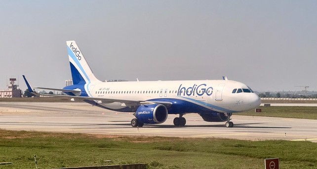 Airbus A320 von Indigo: Der Flugplan der Airline ist fast komplett zusammengebrochen.