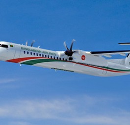 Dash 8 Q400 im Design von Biman Bangladesh: Die Airline ist zufrieden mit dem Flieger.