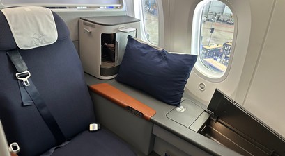 Die Allegris-Kabine der Boeing 787 von Lufhansa