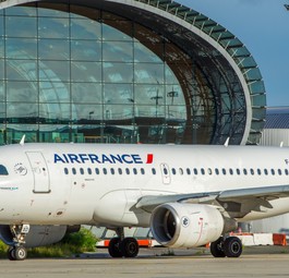 Flieger von Air France: Die Fluglinie sieht sich durch geplante Klimasteuer benachteiligt.