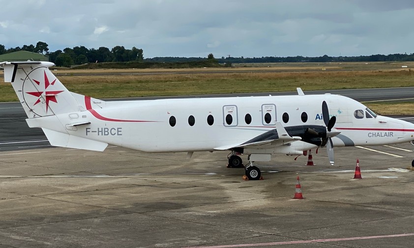 Beechcraft 1900 von Chalair: Fliegt künftig auch für Green Airlines.