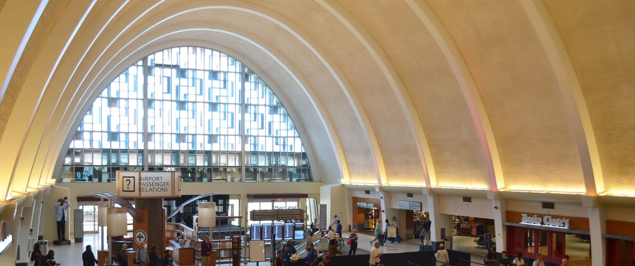 So sah es bisher im New Orleans International Airport aus: Amerikanische Klassik.