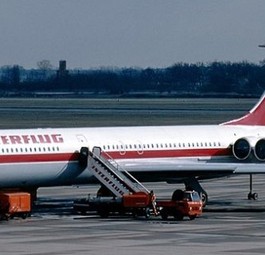 Eine Iljuschin Il-62 von Interflug: Die Unglücksmaschine war erst zwei Jahre vor dem Absturz als erste Il-62 in den Dienst von Interflug gestellt worden.