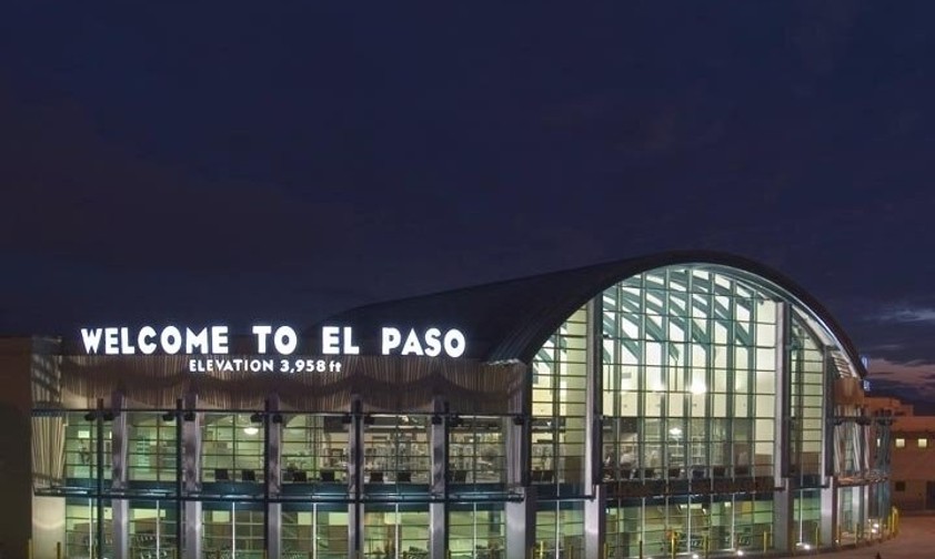 Terminal am El Paso International Airport: Der Flughafen wurde ohne Vorwarnung geschlossen. 