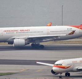 Airbus A320 und A330 von Hong Kong Airlines: Die Flotte wird künftig deutlich kleiner sein.