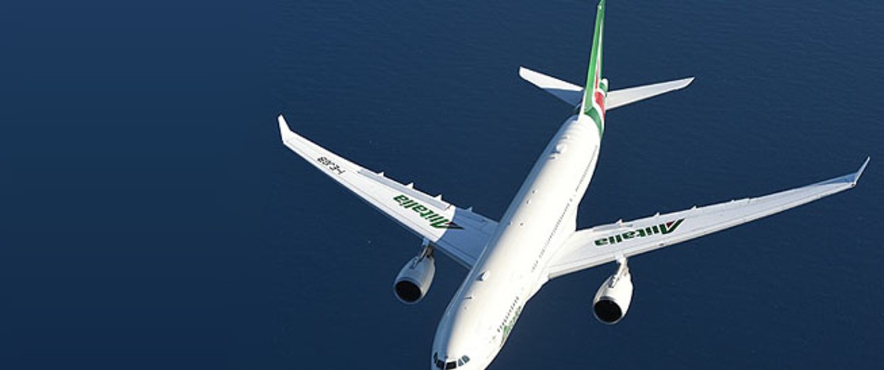 Airbus A330 von Alitalia: Daran wäre Lufthansa vielleicht interessiert.