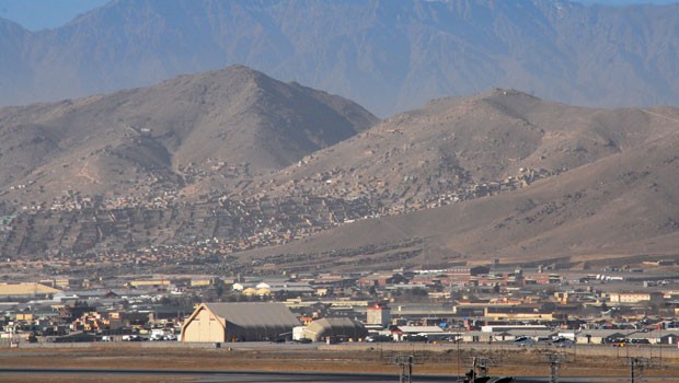 Der internationale Flughafen in Kabul.