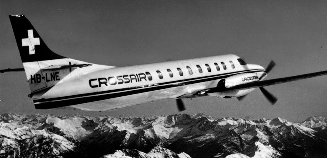 Mit Metroliner II nahm die Crossair 1979 den Linienverkehr auf.