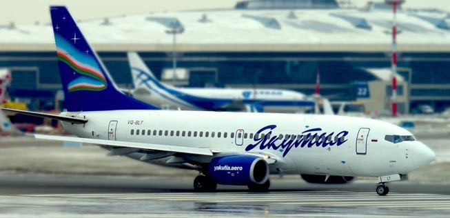 Boeing 737 von Yakutia Airlines: Probleme in Tel Aviv.