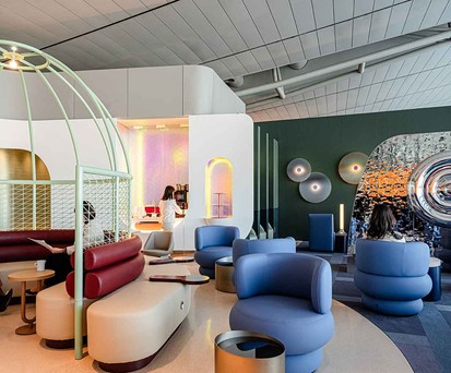 Eine Swissport-Lounge: Das Geschäft mit den exklusiven Warteräumen wächst seit Corona stark.