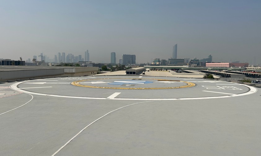 Der erste Vertiport von Dubai: Liegt direkt am Dubai International Airport.