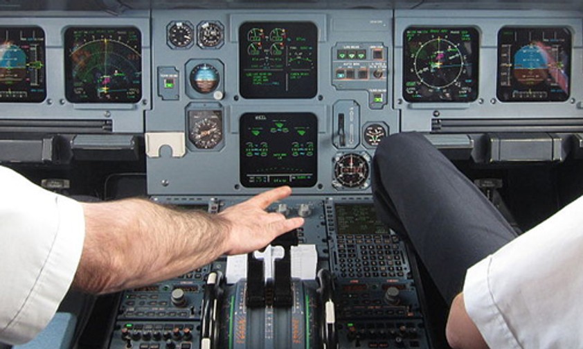 Jedes Flugzeug fliegt sich anders. Hier ein A320.