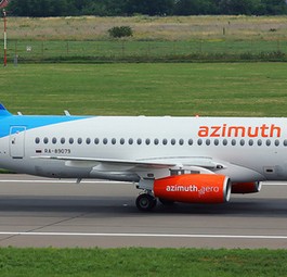 Junge Airline mit neuen Plänen: Bisher hat Azimuth nur den Superjet in der Flotte, das soll sich ändern.