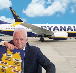 Ryanairs Airline-Chef Eddie Wilson: Kürzt in Deutschland.