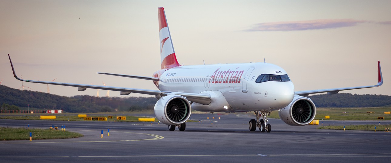 Einer der vier ersten Airbus A320 Neo von Austrian Airlines: Die Flotte soll jünger werden.