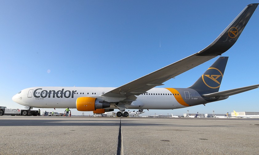 Boeing 767 von Condor: Einer dieser Jets hat bald prominente Passagiere.
