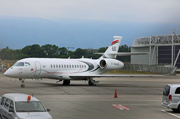 Die Falcon 6X von Dassault.