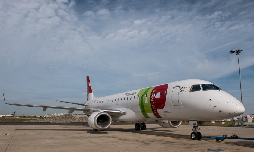 Embraer E190 of Tap Express.