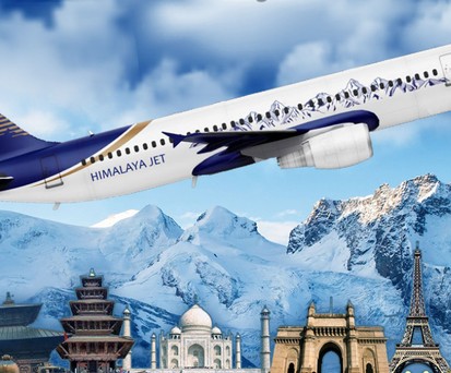 So präsentiert sich Himalaya Jet: Langstreckenpläne.