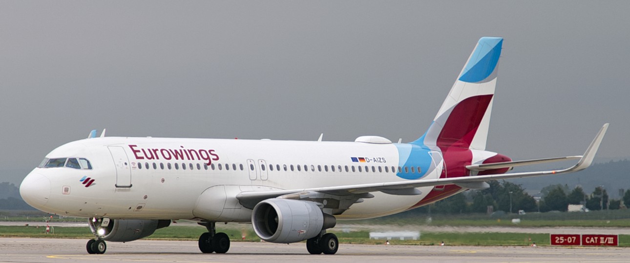 Airbus A320 von Eurowings