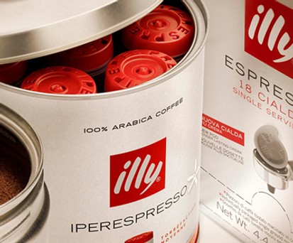 Illy-Kaffee: Bald an Bord von United.