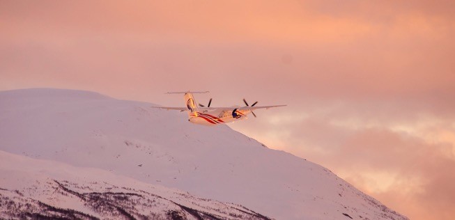 Bombardier Dash 8 von Fly Viking: Bald regelmäßig unterwegs.