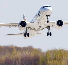 Airbus A220: Bisher nur von Pratt and Whitney angetrieben.