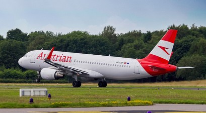 Airbus A320 von Austrian Airlines: Die Fluglinie will die Wizz Air- und Ryanair-Lücke schließen.